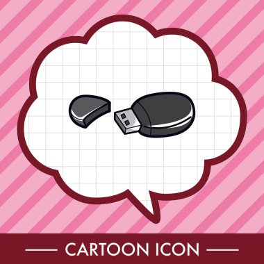 Bilgisayar ile ilgili ekipman usb Tema öğeleri simge öğesi