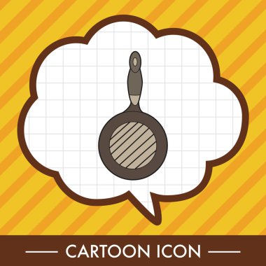 Mutfak eşyaları pan Tema öğeleri vektör, eps simgesi öğesi