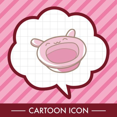 Bebek kase Tema öğeleri simge öğesi