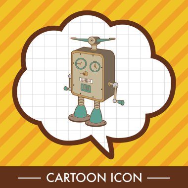 Robot Tema öğeleri vektör, eps simgesi öğesi