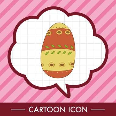 Paskalya yumurta Tema öğeleri vektör, boyama eps simgesi öğesi