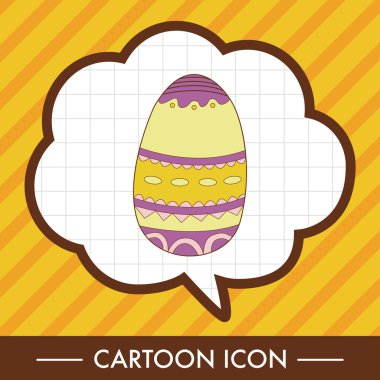 Paskalya yumurta Tema öğeleri vektör, boyama eps simgesi öğesi