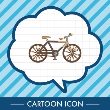 ulaşım Bisiklet Tema öğeleri vektör, eps simgesi öğesi