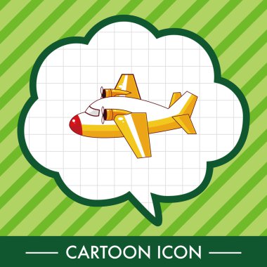 uçak Tema öğeleri vektör, eps simgesi öğesi