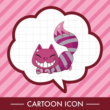 Alice Harikalar Diyarında Tema öğeleri simge öğesi