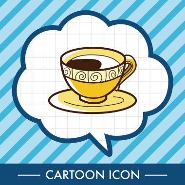 siyah kahve Tema öğeleri vektör, eps simgesi öğesi