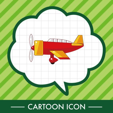 uçak Tema öğeleri vektör, eps simgesi öğesi