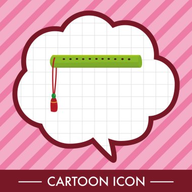 müzik flüt Tema öğeleri vektör, eps simgesi öğesi