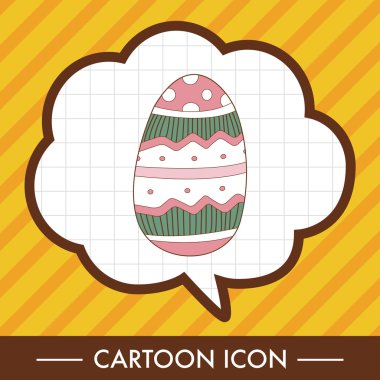 Paskalya yumurta Tema öğeleri vektör, boyama eps simgesi öğesi