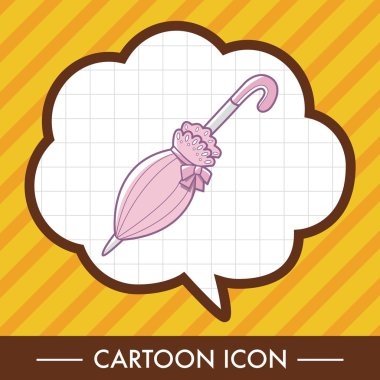 Şemsiye şemsiye Tema öğeleri vektör, eps simgesi öğesi