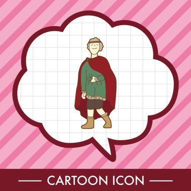 çizgi film karakteri kişi tema öğeleri simge öğesi