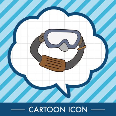 Laboratuvar gözlüğü simgesi öğesi