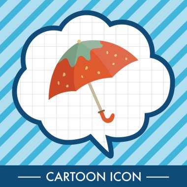 Şemsiye Tema öğeleri vektör, eps simgesi öğesi