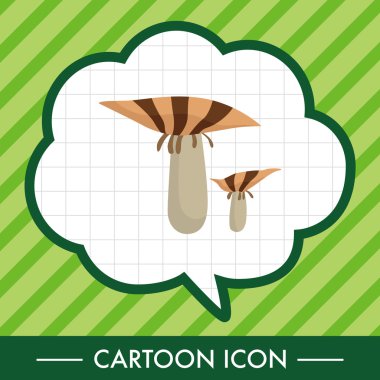 mantar karikatür Tema öğeleri vektör, eps simgesi öğesi