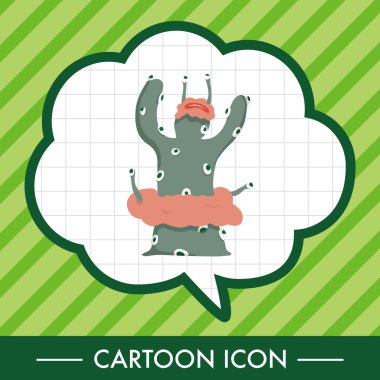 canavar karikatür Tema öğeleri vektör, eps simgesi öğesi