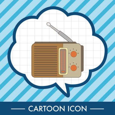 radyo Tema öğeleri vektör, eps simgesi öğesi