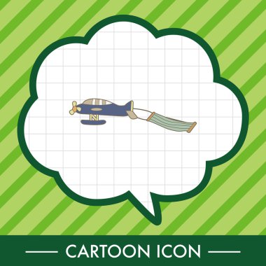 uçak Tema öğeleri vektör, eps simgesi öğesi