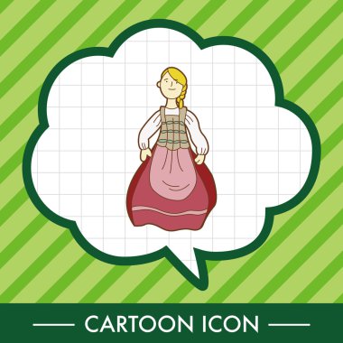 çizgi film karakteri kişi tema öğeleri simge öğesi