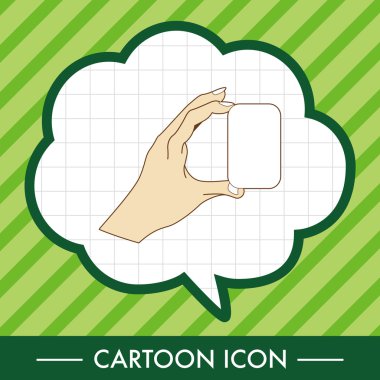 Kağıt Tema öğeleri vektör, eps simgesi öğe tutan el