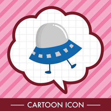 Boşluk Ufo Tema öğeleri vektör, eps simgesi öğesi