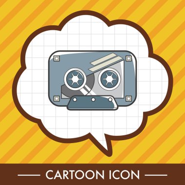 Ses bandı Tema öğeleri vektör, eps simgesi öğesi