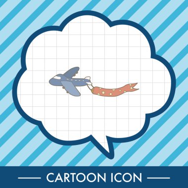 uçak Tema öğeleri vektör, eps simgesi öğesi