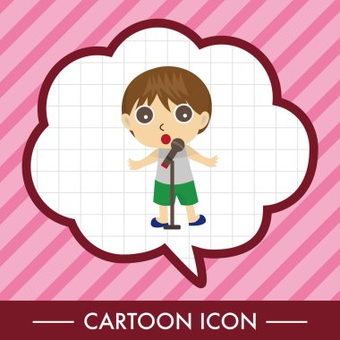 karakter müzisyen Tema öğeleri simge öğesi