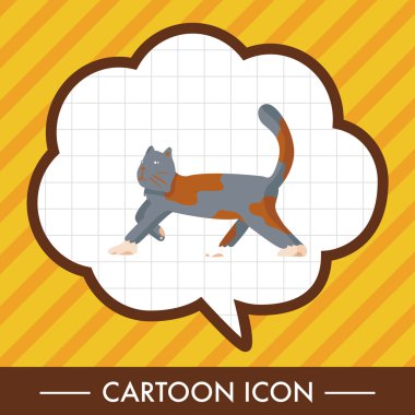 hayvan kedi çizgi film Tema öğeleri simge öğesi