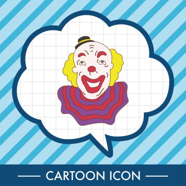 sirk palyaço Tema öğeleri vektör, eps simgesi öğesi