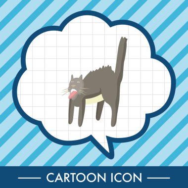 hayvan kedi çizgi film Tema öğeleri simge öğesi