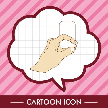 Kağıt Tema öğeleri vektör, eps simgesi öğe tutan el