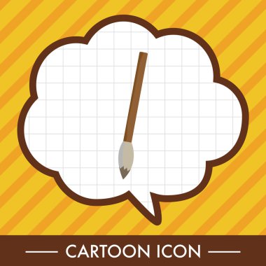 Fırça Tema öğeleri vektör resim alet eps simgesi öğesi iş