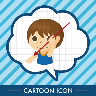 Spor atlet Tema öğeleri simge öğesi