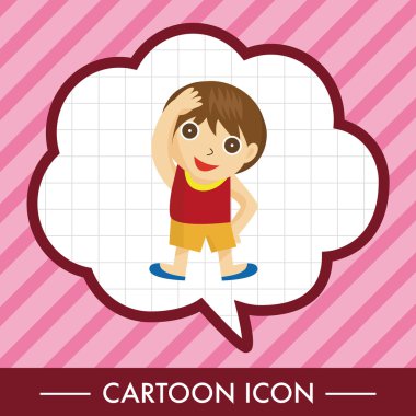 Spor atlet Tema öğeleri simge öğesi