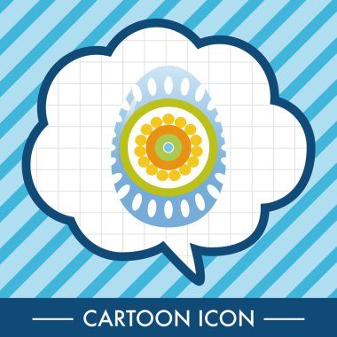 Paskalya yumurta Tema öğeleri vektör, boyama eps simgesi öğesi