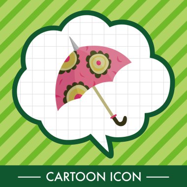 Şemsiye Tema öğeleri vektör, eps simgesi öğesi