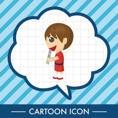 karakter müzisyen Tema öğeleri simge öğesi