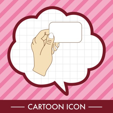 Kağıt Tema öğeleri vektör, eps simgesi öğe tutan el