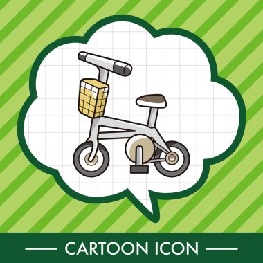 ulaşım Bisiklet Tema öğeleri vektör, eps simgesi öğesi