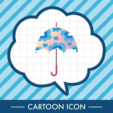 Şemsiye Tema öğeleri vektör, eps simgesi öğesi