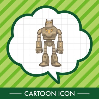 Robot Tema öğeleri vektör, eps simgesi öğesi