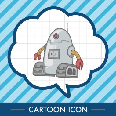 Robot Tema öğeleri vektör, eps simgesi öğesi