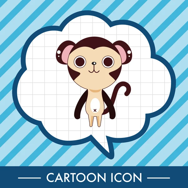 hayvan maymun çizgi film Tema öğeleri simge öğesi