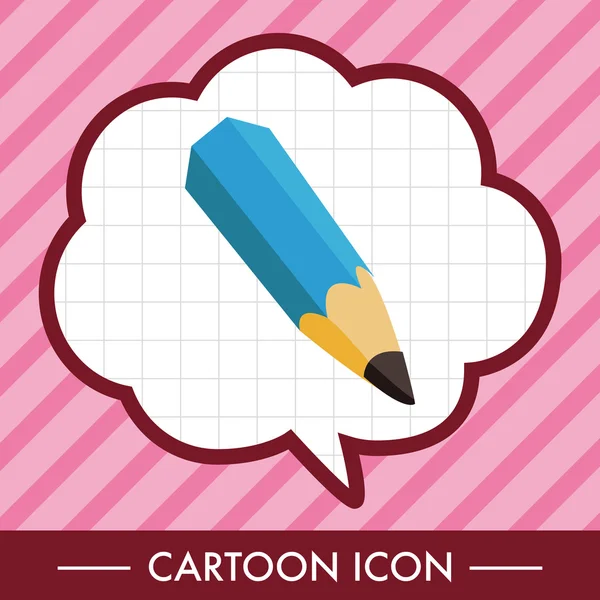 Papier à lettres crayon thème éléments vecteur, eps icône élément — Image vectorielle