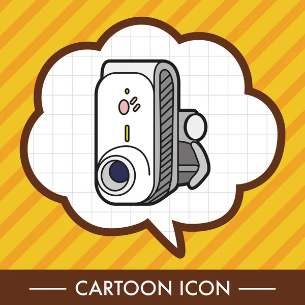 Éléments thème caméra vidéo vecteur, eps élément icône — Image vectorielle