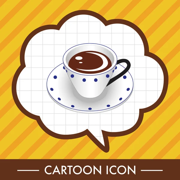 Koffie thema elementen vector, EPS-pictogram element — Stockvector