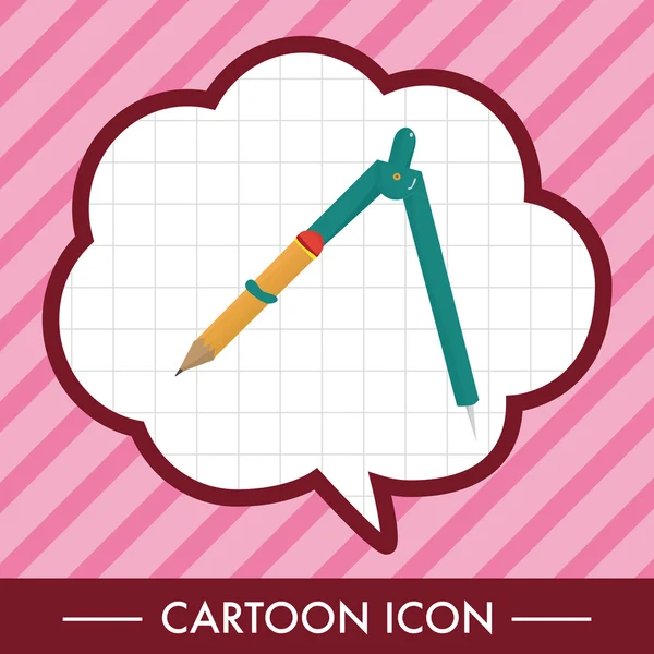 Stationaire kompas thema elementen vector, EPS-pictogram element — Stockvector