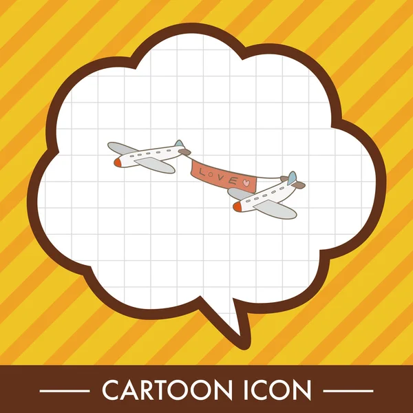 Éléments thème avion vecteur, eps élément icône — Image vectorielle