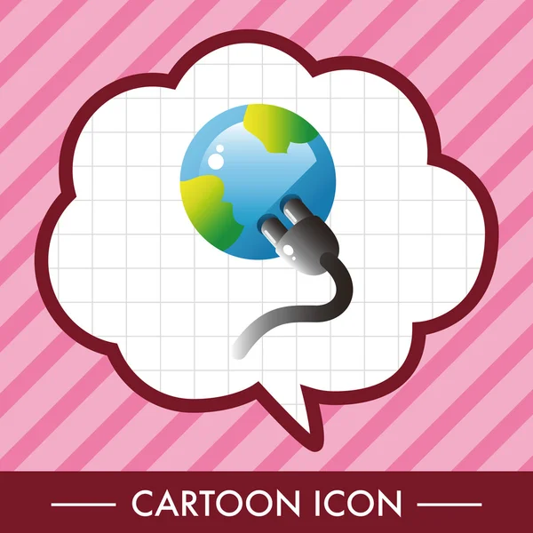 Computer-gerelateerde desktop icoon thema elementen pictogram element — Stockvector