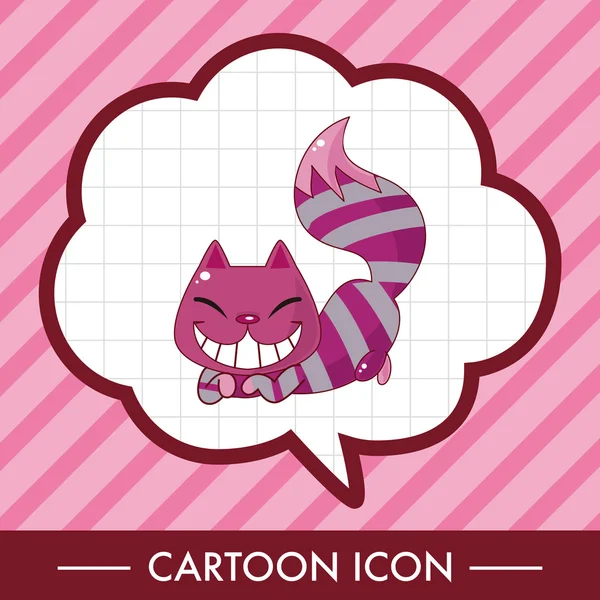 Alice in wonderland theme elements icon element Stock Vector